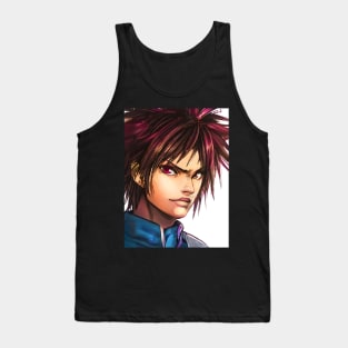 Brown Hair Anime Boy Tank Top